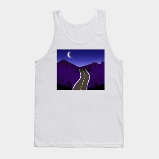 Road to the mountains Tank Top